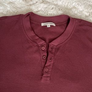 COTTON CITIZEN Sangria Henley